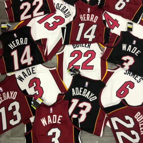 Miami Heat V-Neck LeBron James #6 Men’s Jersey