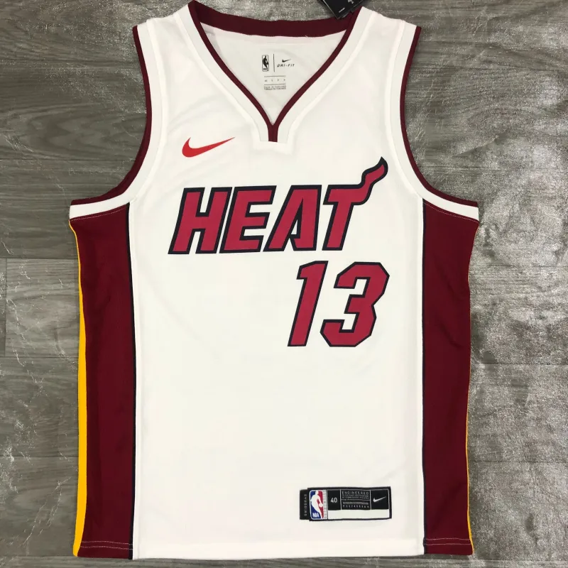 Miami Heat V-hals Bam Adebayo #13 Heren Jersey