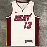 Miami Heat V-hals Bam Adebayo #13 Heren Jersey Miami Heat V-hals Bam Adebayo #13 Heren Jersey