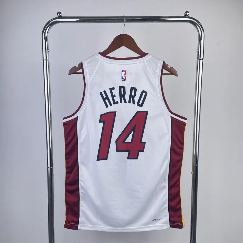 Miami Heat V-Neck Tyler Herro #14 Herren Trikot