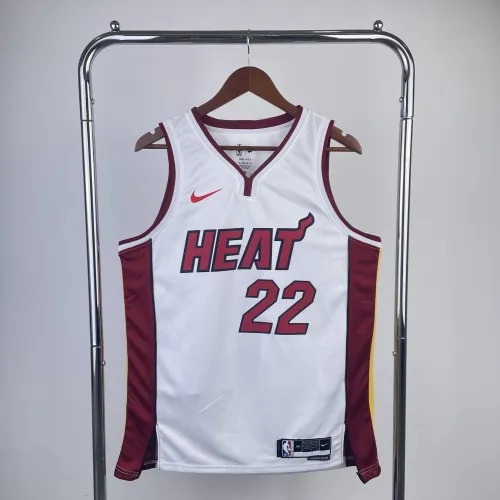 Miami Heat V-Ausschnitt Jimmy Butler #22 Herren Trikot