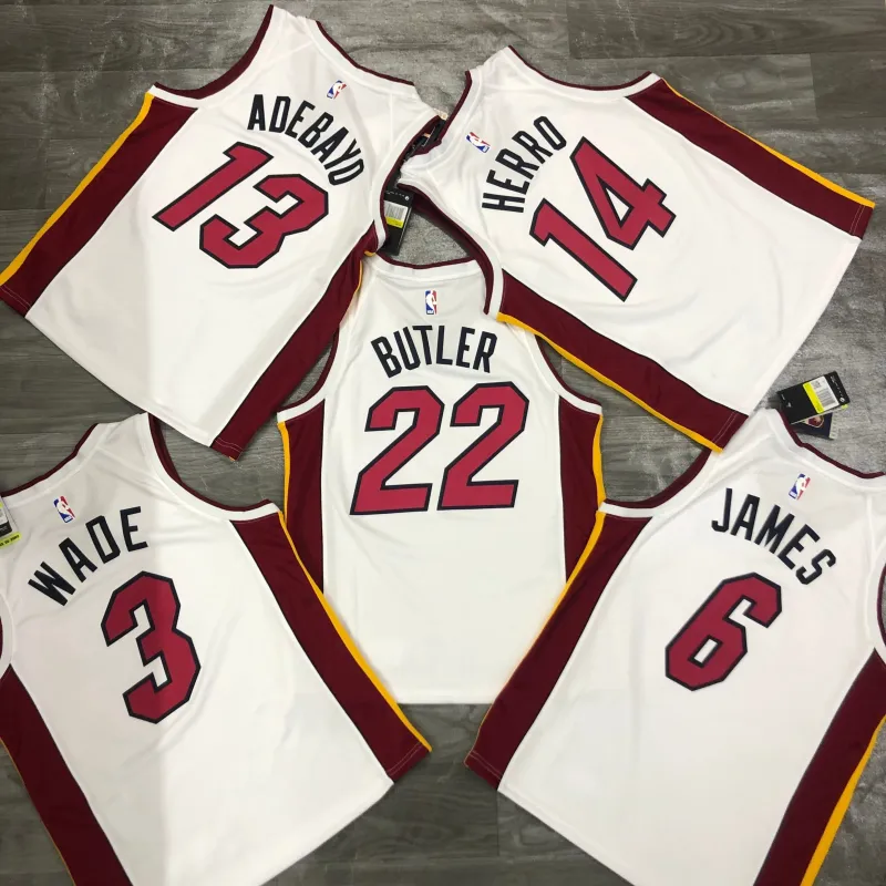 Miami Heat V-Neck Jimmy Butler #22 Men’s Jersey