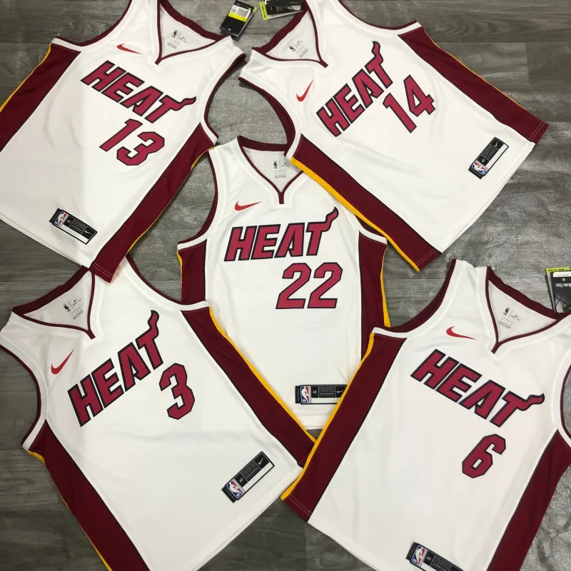 Miami Heat V-Neck Jimmy Butler #22 Men’s Jersey