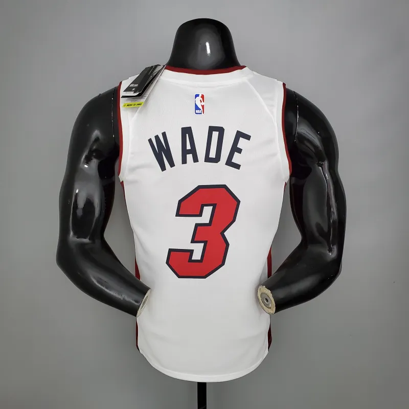 Miami Heat Camiseta cuello pico Dwyane Wade #3 Hombre