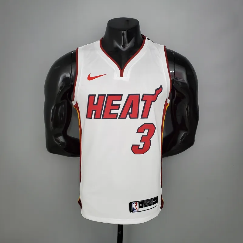 Miami Heat Camiseta cuello pico Dwyane Wade #3 Hombre