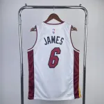 Maglia da uomo Miami Heat con scollo a V di LeBron James (modello #6)