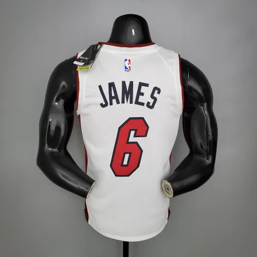 Miami Heat V-Neck LeBron James #6 Men’s Jersey
