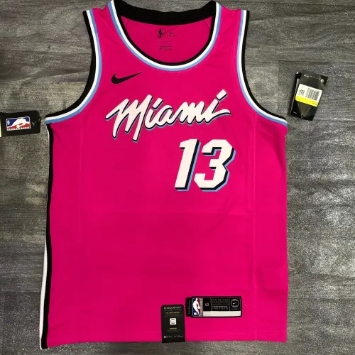 Camisola para homem Bam Adebayo #13 dos Miami Heat