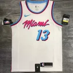 Camisola para homem Bam Adebayo #13 dos Miami Heat Camisola dos Miami Heat Bam Adebayo #13 para homem