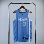 Minnesota Timberwolves D'Angelo Russell #0 Herenshirt