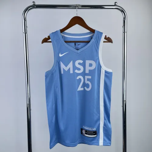 Maglia Minnesota Timberwolves Derrick Rose #25 Uomo