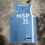 Minnesota Timberwolves Derrick Rose #25 Men’s Jersey