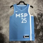 Minnesota Timberwolves Derrick Rose #25 Men’s Jersey