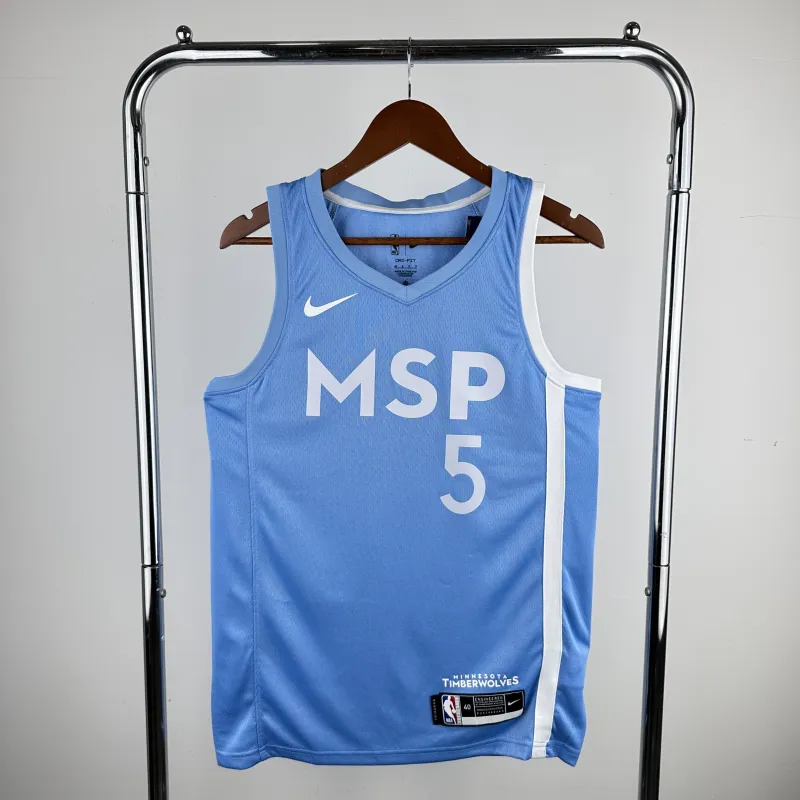 Minnesota Timberwolves Anthony Edwards #5 Men’s Jersey