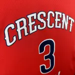 Maillot homme rouge des Pelicans de la Nouvelle-Orléans, Jordan Poole #3