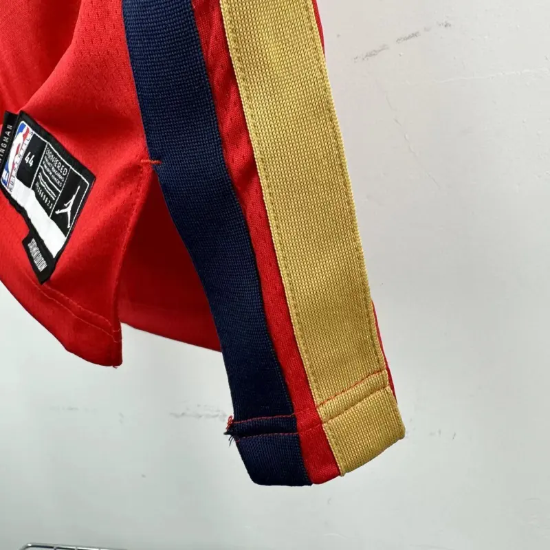 Maillot homme rouge des Pelicans de la Nouvelle-Orléans, Jordan Poole #3