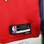 Maillot homme rouge des Pelicans de la Nouvelle-Orléans, Jordan Poole #3