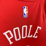 Maillot homme rouge des Pelicans de la Nouvelle-Orléans, Jordan Poole #3