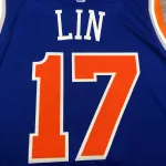 Camiseta azul de Jeremy Lin de los New York Knicks (#17) | Camiseta Swingman de la NBA