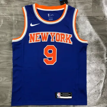 Camisola azul #9 dos New York Knicks | Camisola Swingman da NBA