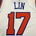 New York Knicks White Jeremy Lin #17 Jersey | NBA Swingman Jersey