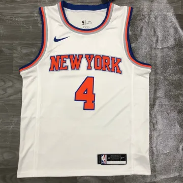 Maglia New York Knicks Bianco Derrick Rose #4 | Maglia NBA Swingman