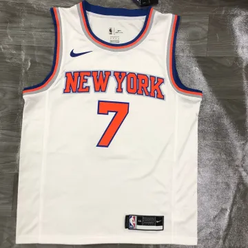 Camisola Carmelo Anthony #7 branca dos New York Knicks | Camisola Swingman da NBA