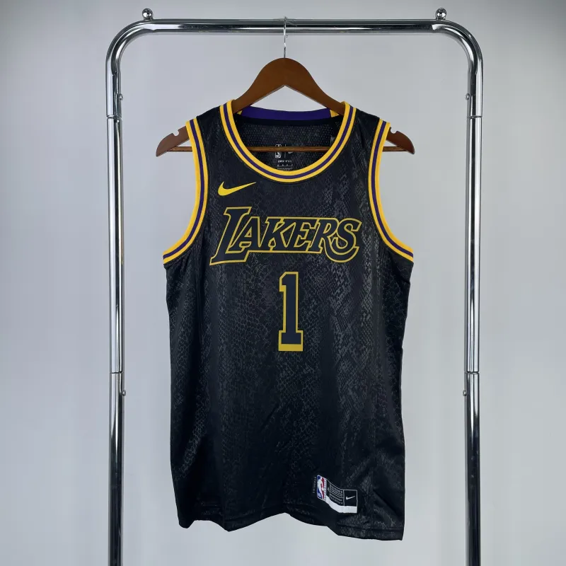 Los Angeles Lakers D'Angelo Russell #1 Camiseta de hombre