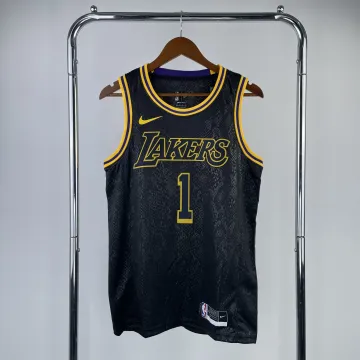 Camisola de homem dos Los Angeles Lakers D'Angelo Russell #1
