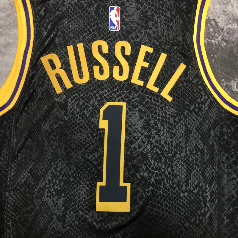 Los Angeles Lakers D'Angelo Russell #1 Camiseta de hombre