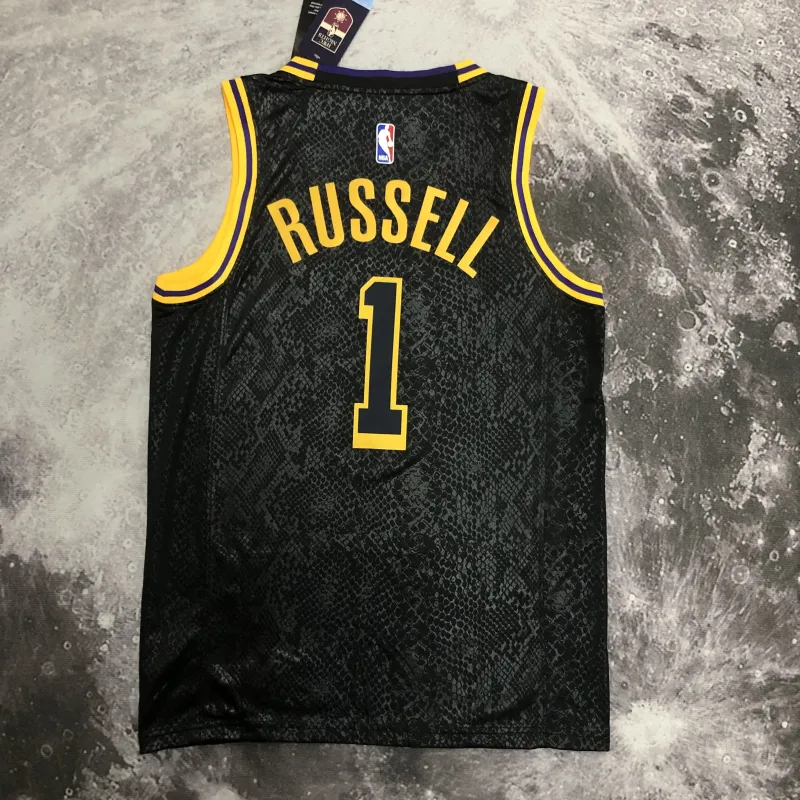 Los Angeles Lakers D'Angelo Russell #1 Camiseta de hombre