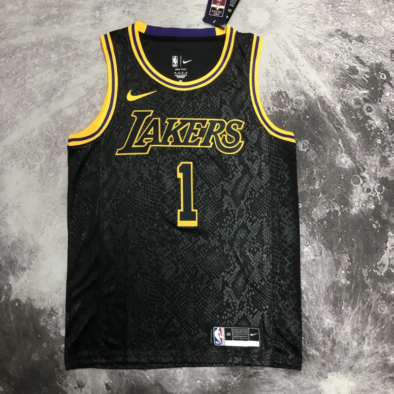 Los Angeles Lakers D'Angelo Russell #1 Camiseta de hombre