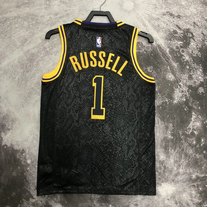 Los Angeles Lakers D'Angelo Russell #1 Camiseta de hombre