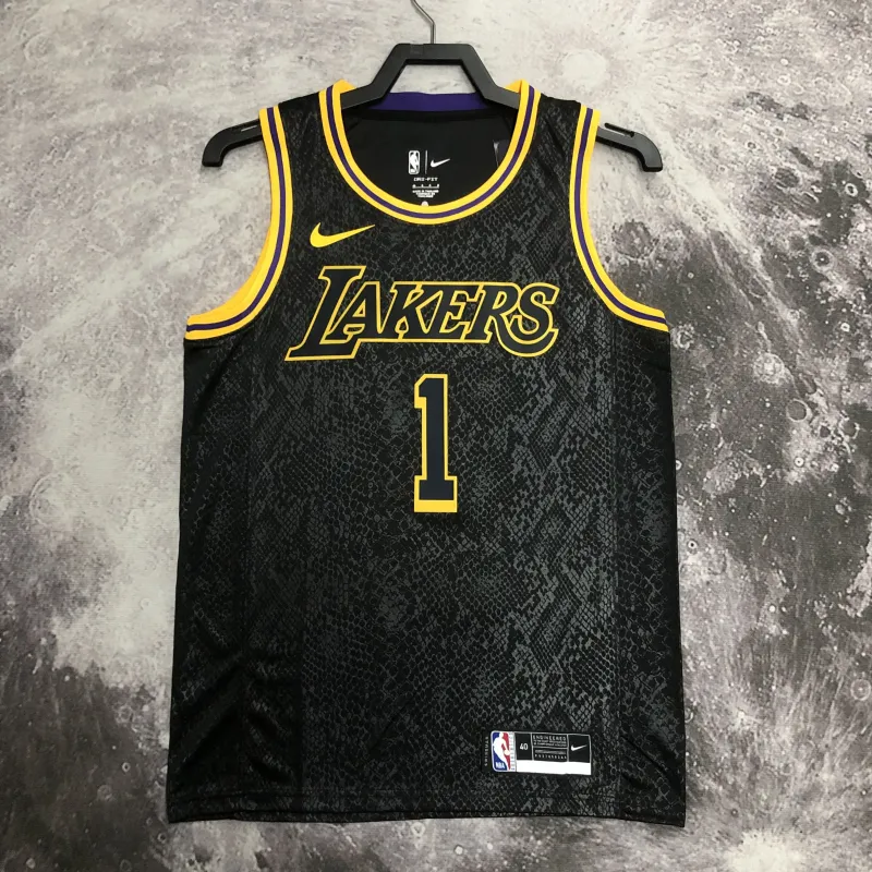 Los Angeles Lakers D'Angelo Russell #1 Camiseta de hombre