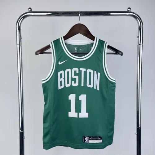 Boston Celtics Kyrie Irving #11 Maglia verde giovanile