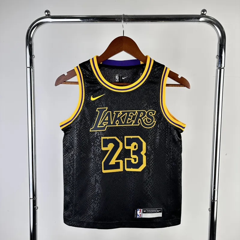 Maglia da bambino dei Los Angeles Lakers con LeBron James #23