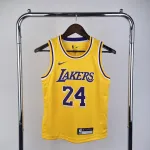 Los Angeles Lakers Kobe Bryant #24 Jeugd Geel Shirt Los Angeles Lakers Kobe Bryant #24 jeugdshirt in geel
