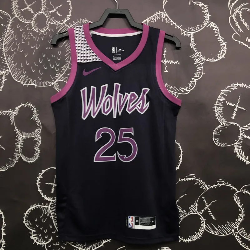Minnesota Timberwolves Derrick Rose #25 Men’s Jersey