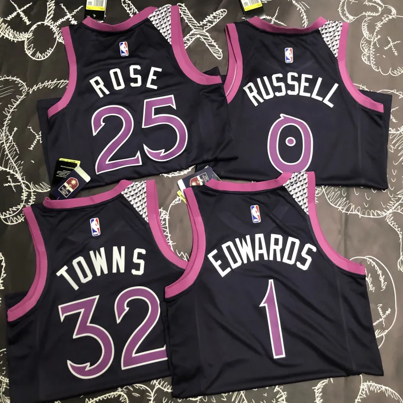 Minnesota Timberwolves Derrick Rose #25 Men’s Jersey
