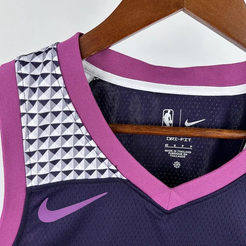 Minnesota Timberwolves Purple Anthony Edwards #5 Men’s Jersey