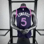 Minnesota Timberwolves Purple Anthony Edwards #5 Men’s Jersey
