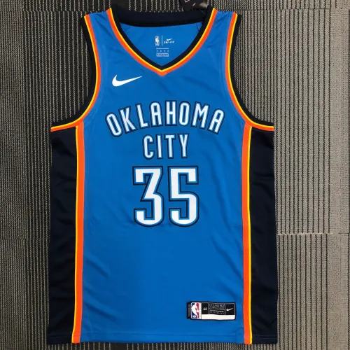 Oklahoma City Thunder Blue Kevin Durant #35 Men's Jersey