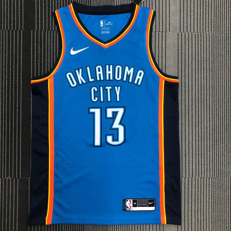 Oklahoma City Thunder Blue James Harden #13 Men’s Jersey