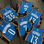 Oklahoma City Thunder Blue James Harden #13 Men’s Jersey