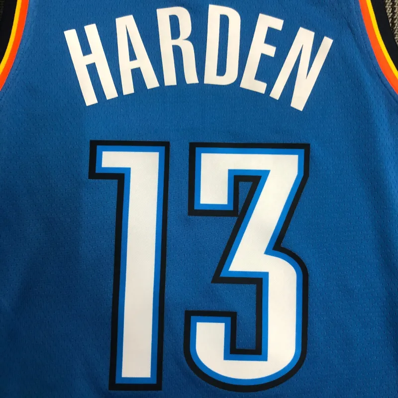 Oklahoma City Thunder Blue James Harden #13 Men’s Jersey