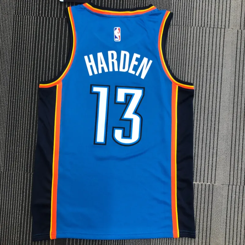 Oklahoma City Thunder Blue James Harden #13 Men’s Jersey