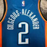 Oklahoma City Thunder Blue Shai Gilgeous-Alexander #2 Men’s Jersey