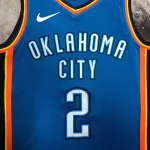 Oklahoma City Thunder Blue Shai Gilgeous-Alexander #2 Men’s Jersey