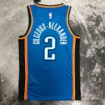 Oklahoma City Thunder Blue Shai Gilgeous-Alexander #2 Men’s Jersey