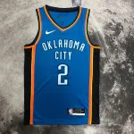 Oklahoma City Thunder Blue Shai Gilgeous-Alexander #2 Men’s Jersey